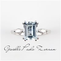 Ringe Zorzan Gioielli Dame in Weißgold Acquamarina 2.26 Ct ANPZ2503 - ANPZ2503